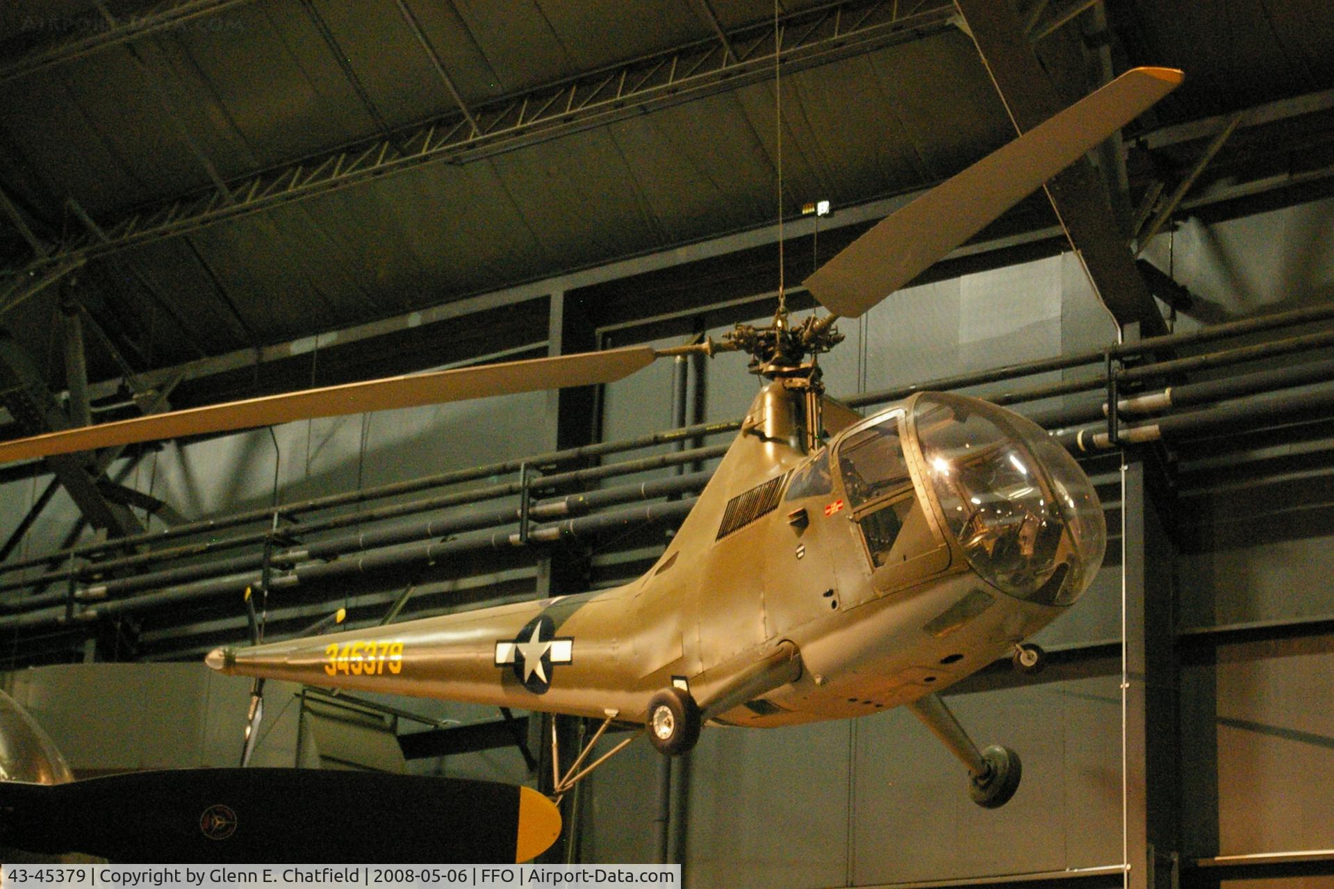 43-45379, 1944 Sikorsky R-6A Hoverfly C/N Not found 43-45379, Displayed at the National Museum of the U.S. Air Force