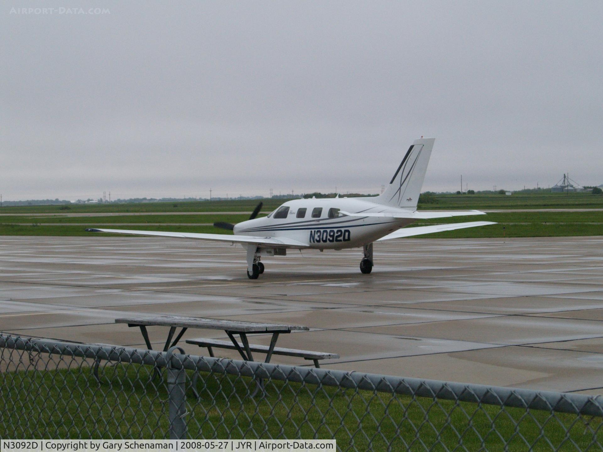 N3092D, 2008 Piper PA-46R-350T Malibu Matrix C/N 4692010, Pre flight warm up
