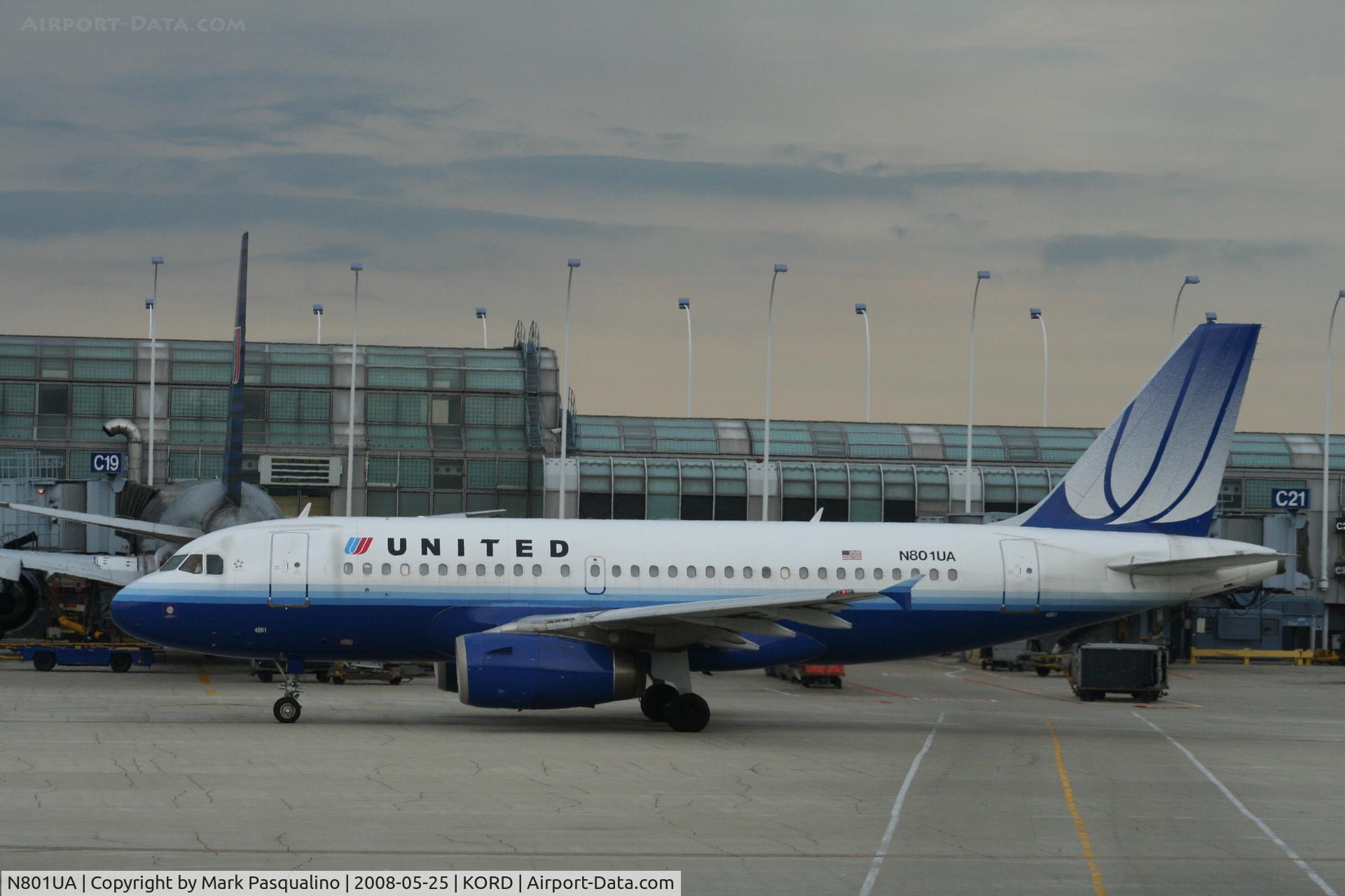 N801UA, 1997 Airbus A319-131 C/N 686, Airbus A319