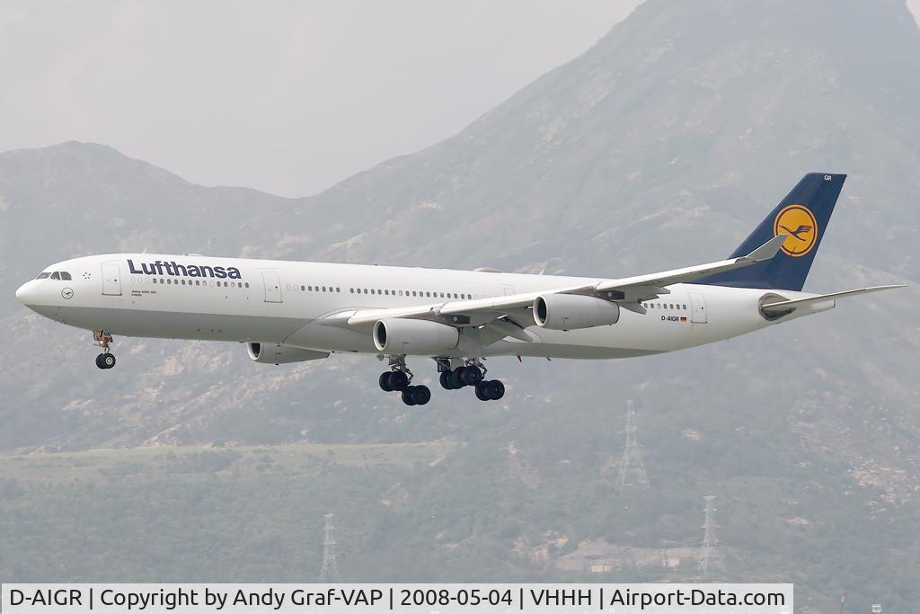 D-AIGR, 1999 Airbus A340-313X C/N 274, Lufthansa A340-300