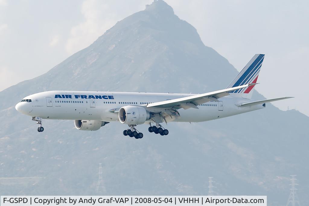F-GSPD, 1998 Boeing 777-228/ER C/N 29005, Air France 777-200