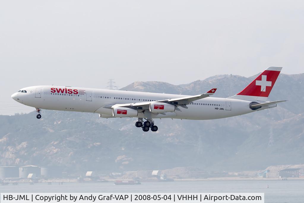 HB-JML, 1999 Airbus A340-313 C/N 263, SWISS A340-300