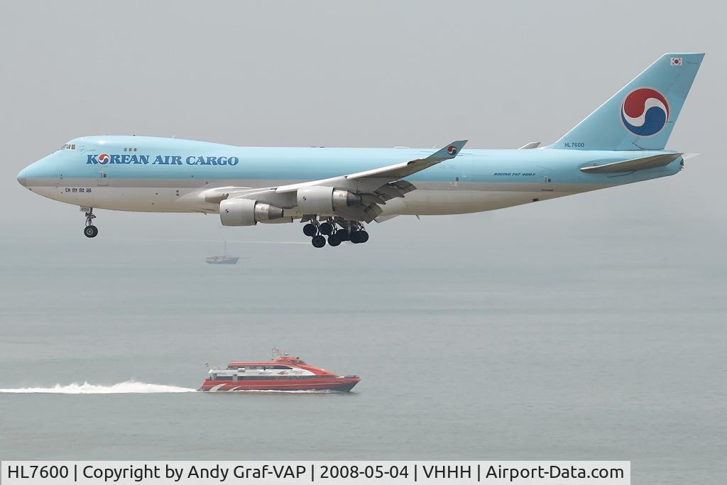 HL7600, 2004 Boeing 747-4B5F/SCD C/N 33945, Korean Air Cargo 747-400