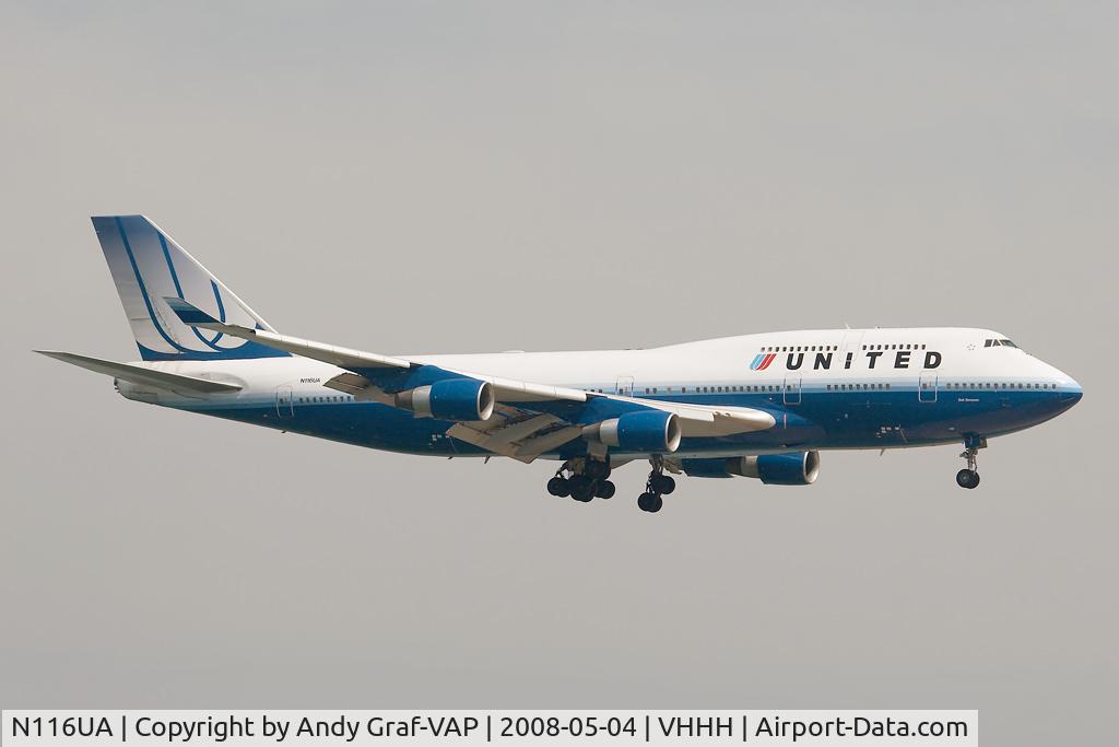 N116UA, 1998 Boeing 747-422 C/N 26908, United Airlines 747-400