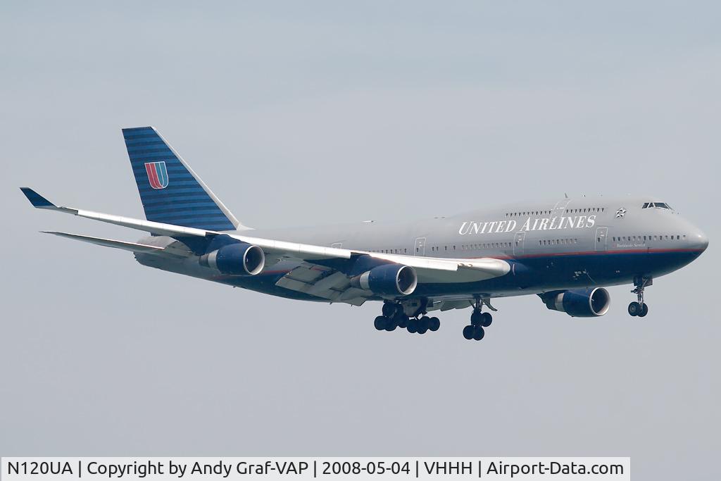 N120UA, 1999 Boeing 747-422 C/N 29166, United Airlines 747-400