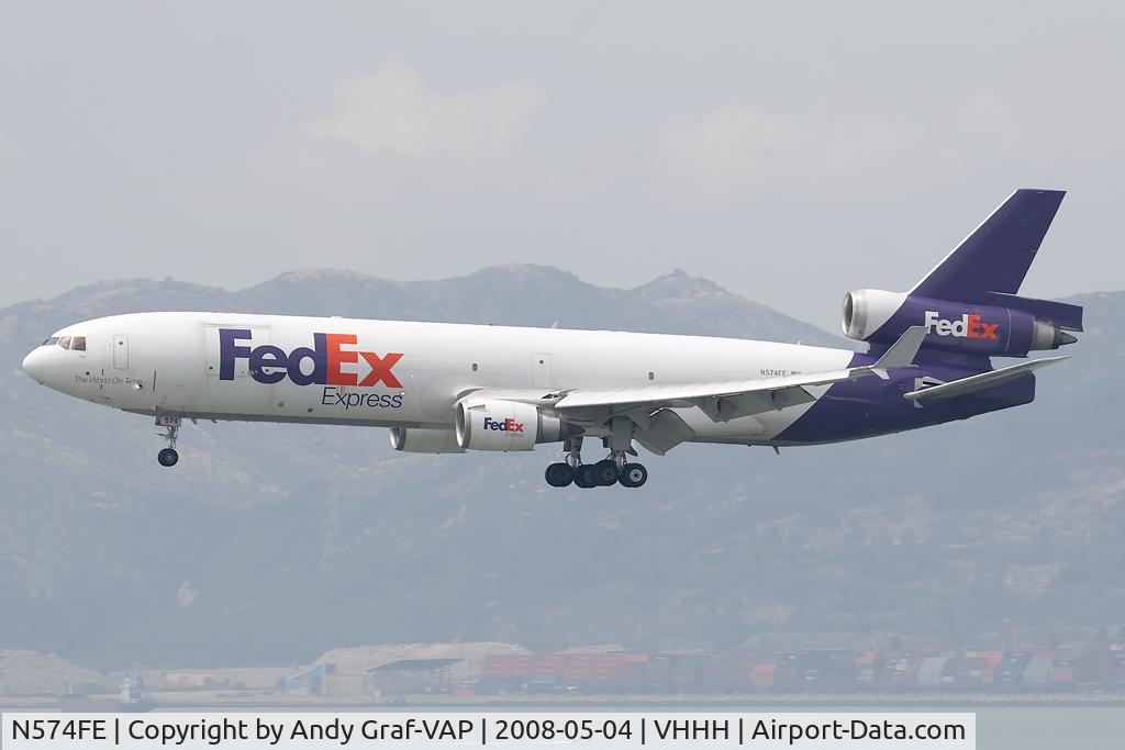N574FE, 1991 McDonnell Douglas MD-11F C/N 48499, FEDEX MD11