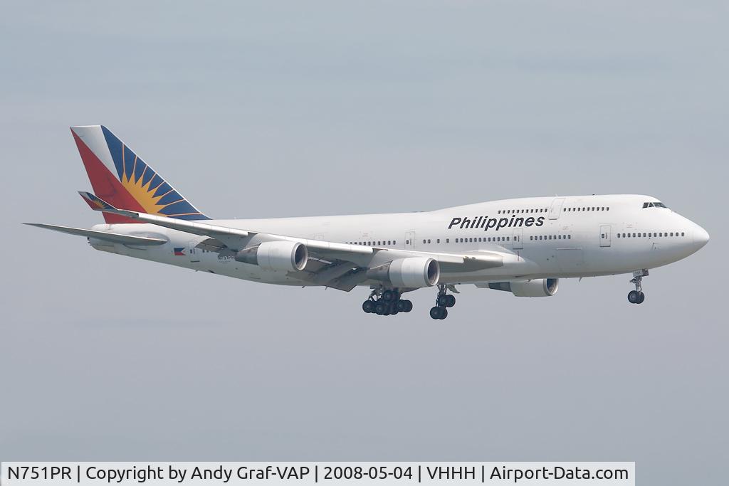 N751PR, 1993 Boeing 747-4F6 C/N 27261, Philippines 747-400