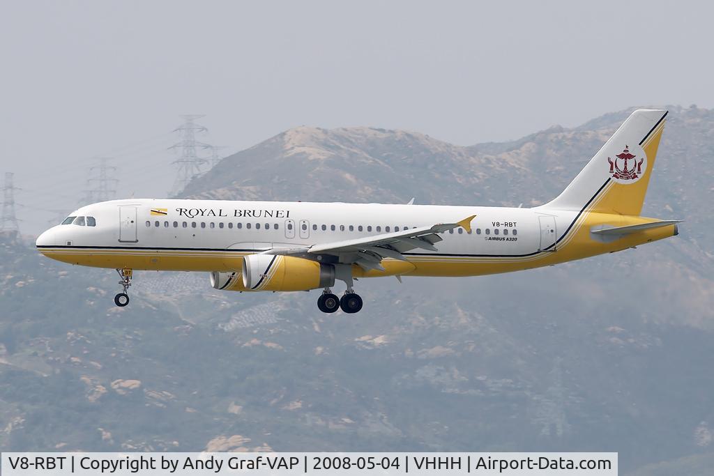 V8-RBT, 2003 Airbus A320-232 C/N 2139, Royal Brunei A320