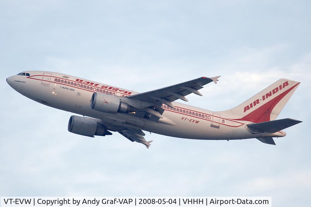 VT-EVW, Airbus A310-300 C/N 598, Air India A310-300