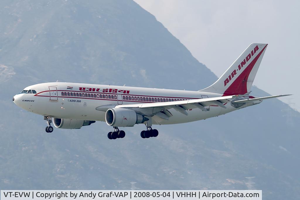 VT-EVW, Airbus A310-300 C/N 598, Air India A310-300