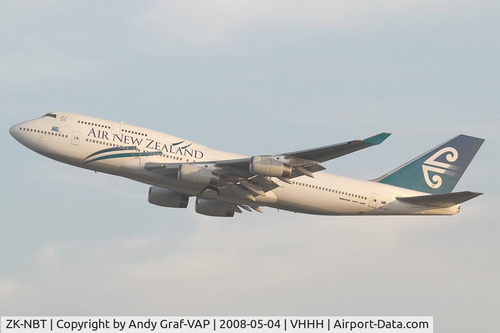 ZK-NBT, 1990 Boeing 747-419 C/N 24855, Air New Zealand 747-400
