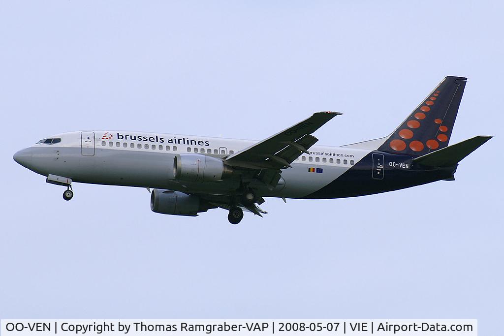 OO-VEN, 1998 Boeing 737-36N C/N 28586, Brusssels Airlines Boeing 737-300
