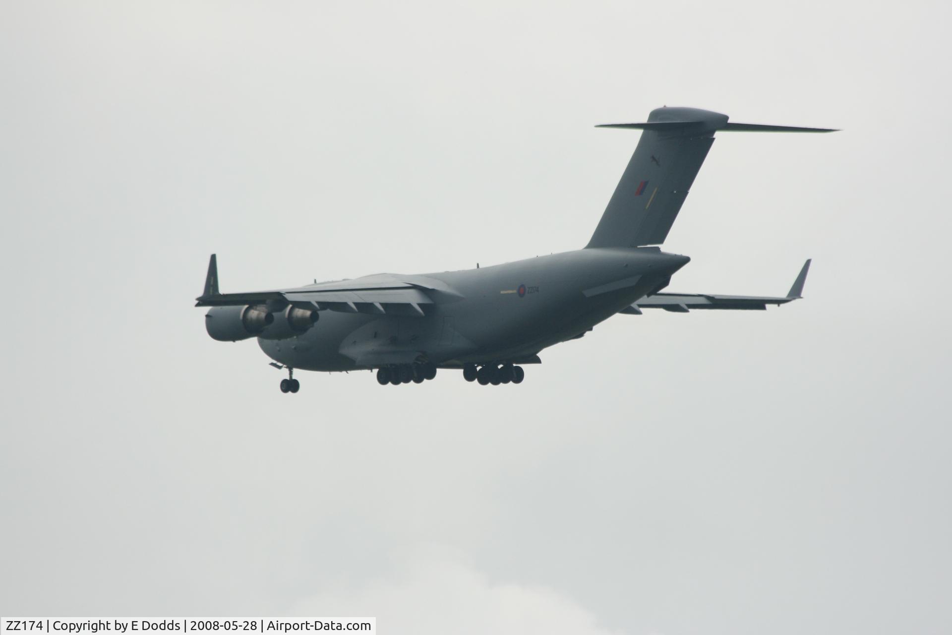 ZZ174, 2001 Boeing C-17A Globemaster III C/N F-081, Taken off from Waddington