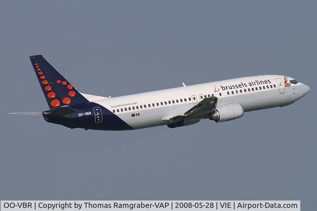 OO-VBR, 1989 Boeing 737-4Y0 C/N 24134, Brussels Airlines Boeing 737-400