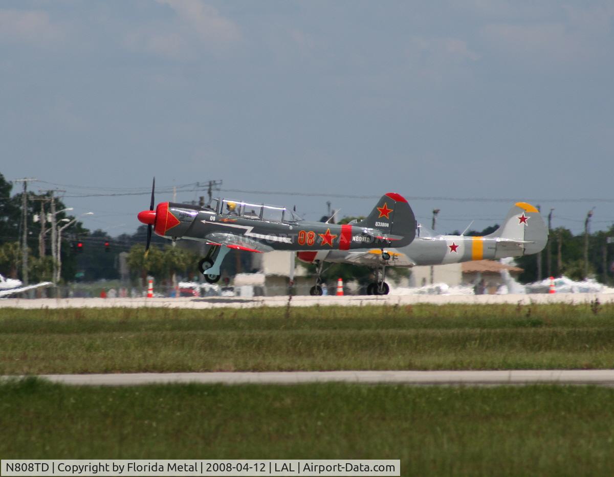 N808TD, Yakovlev (Aerostar) Yak-52 C/N 833808, Yak 52