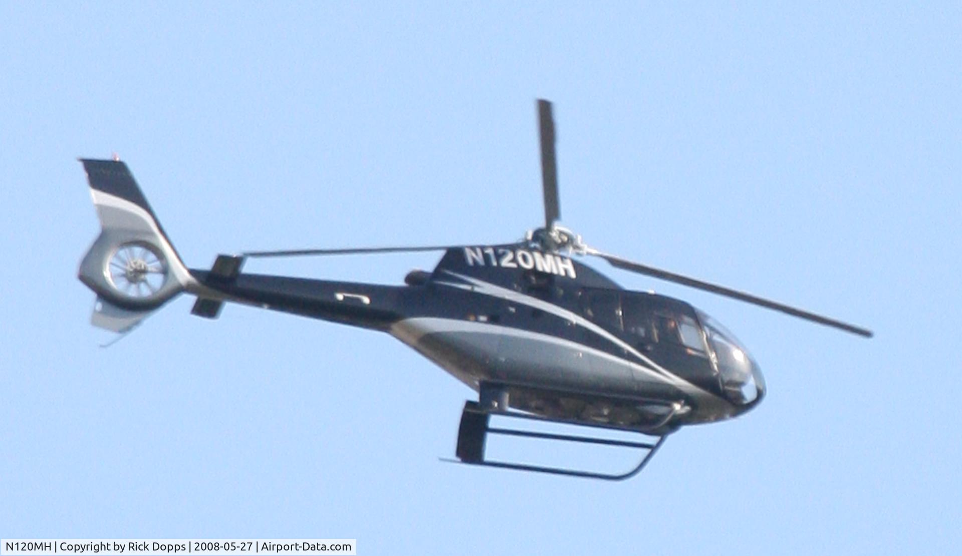 N120MH, 2004 Eurocopter EC-120B Colibri C/N 1390, Flying Over a Softball Game in San Dimas, CA