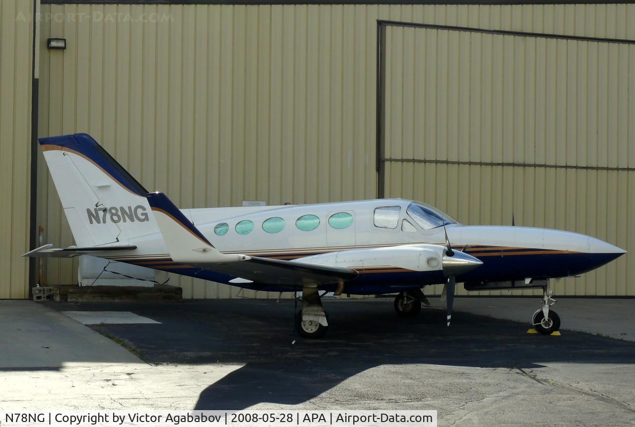 N78NG, 1980 Cessna 414A Chancellor C/N 414A0617, At Centennial