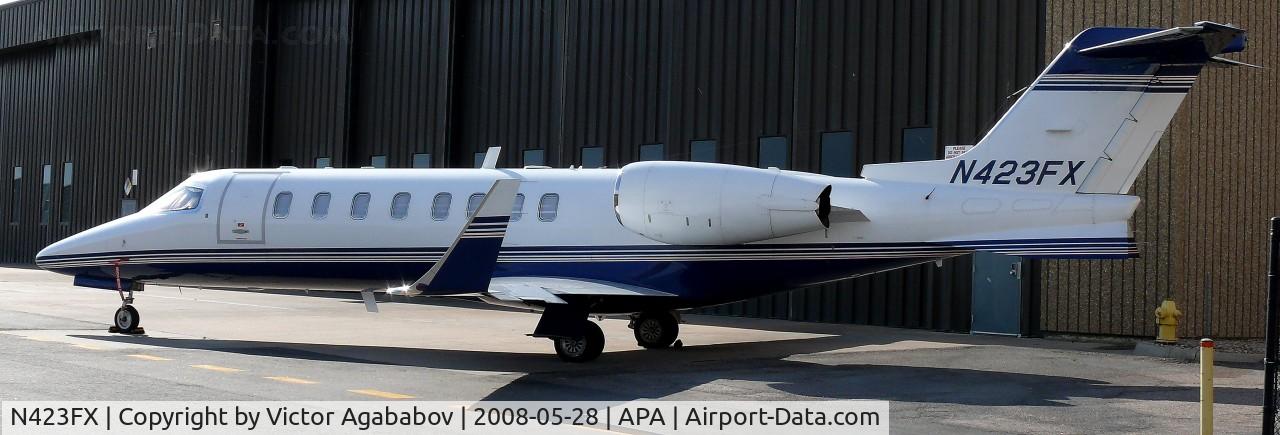 N423FX, 2001 Learjet 45 C/N 134, Parked at Centennial