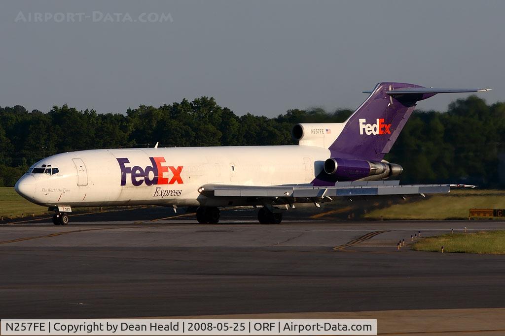 N257FE, 1975 Boeing 727-233F C/N 20939, FedEx N257FE 
