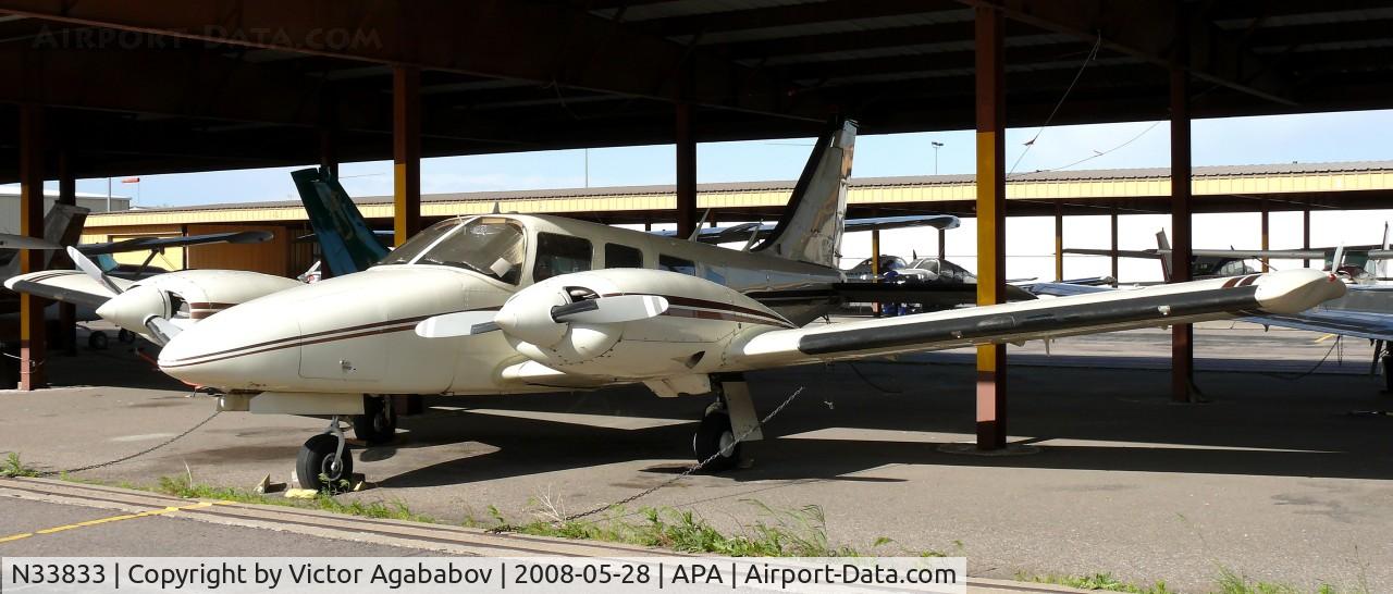 N33833, 1975 Piper PA-34-200T C/N 34-7570169, At Centennial