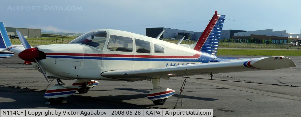 N114CF, 1974 Piper PA-28-180 C/N 28-7505080, At Centennial