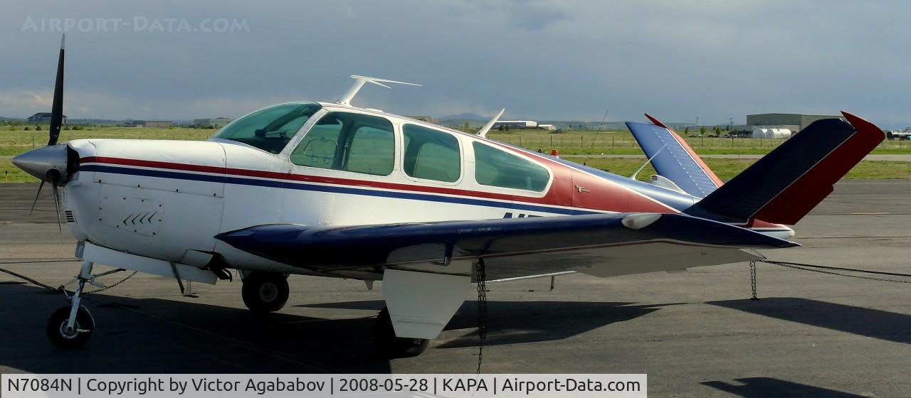 N7084N, 1967 Beech V35A Bonanza C/N D-8665, At Centennial