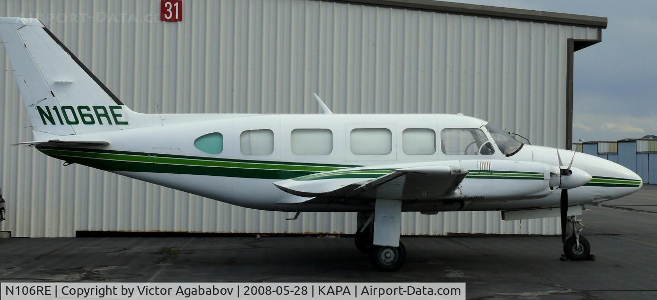 N106RE, 1977 Piper PA-31-350 Chieftain C/N 31-7752056, At Centennial