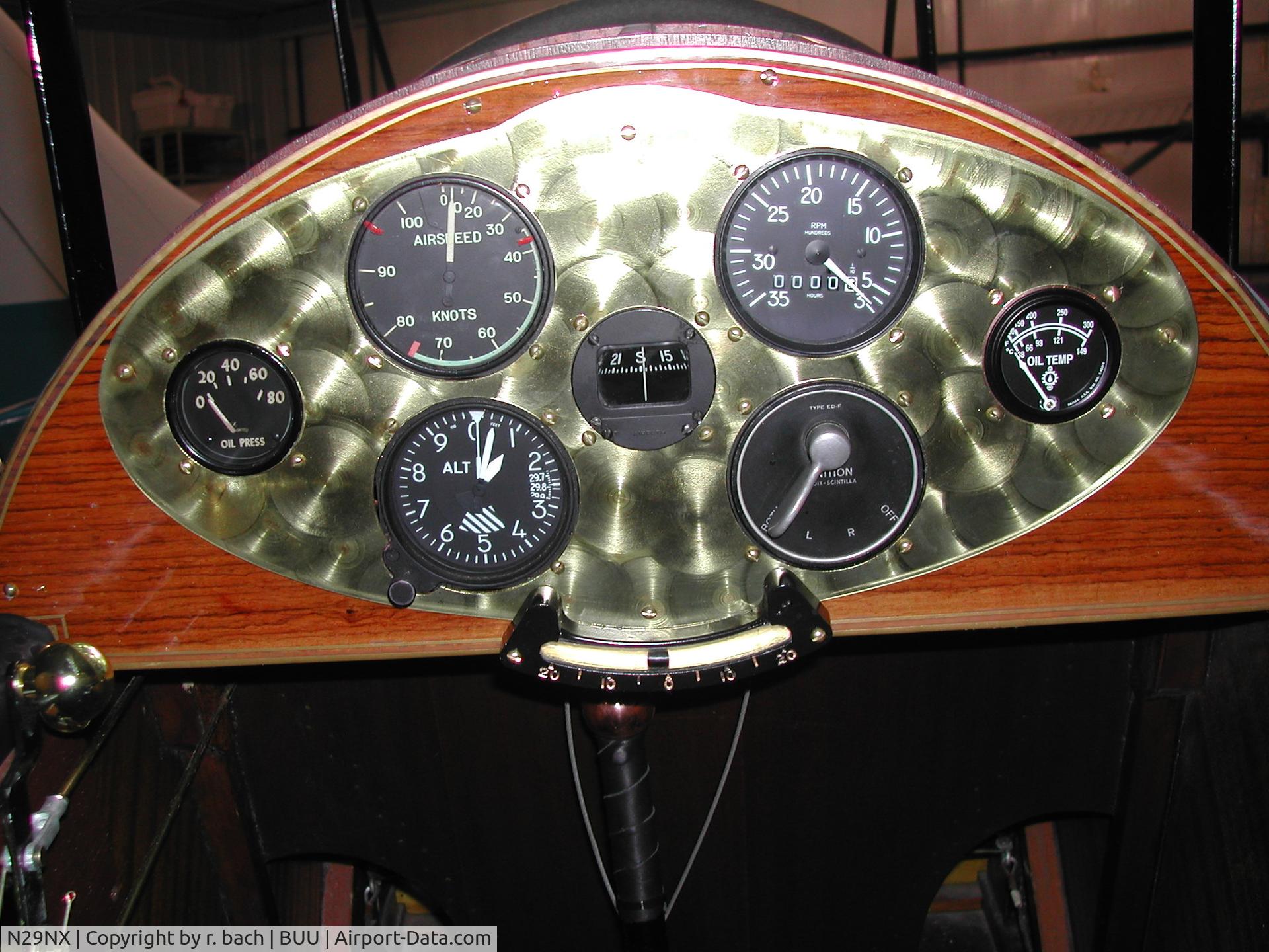 N29NX, 2008 Pietenpol Air Camper C/N BACH2, instrument panel #1 of 4 Piets being built