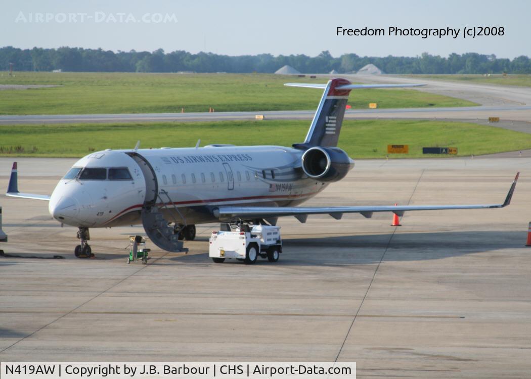 N419AW, 2002 Bombardier CRJ-200LR (CL-600-2B19) C/N 7633, N/A
