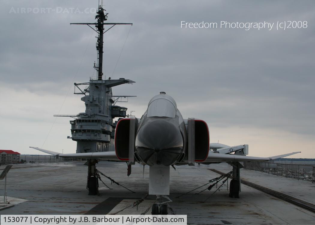 153077, McDonnell F-4J Phantom II C/N 1579, A4, From the USS Yorktown in Charlston, SC