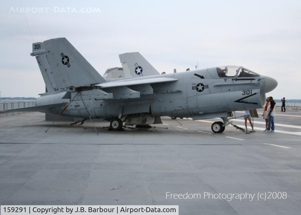 159291, LTV A-7E Corsair II C/N E-362, A7E CORSAIR, From the USS Yorktown in Charlston, SC