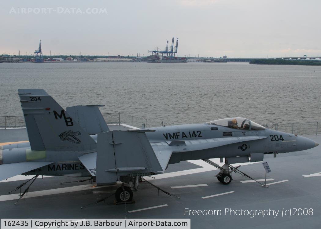 162435, McDonnell Douglas F/A-18A Hornet C/N 0278/A224, From the USS Yorktown in Charlston, SC
