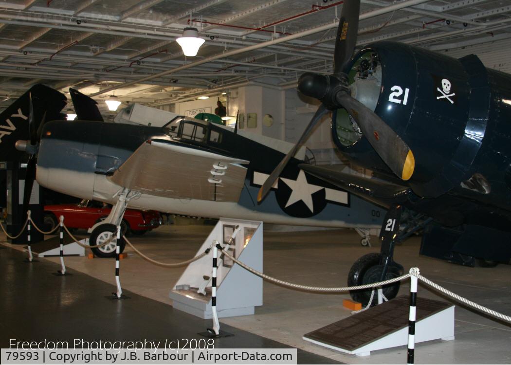 79593, Grumman F6F-5K Hellcat C/N A-10738, From the USS yorktown in Charlston, SC