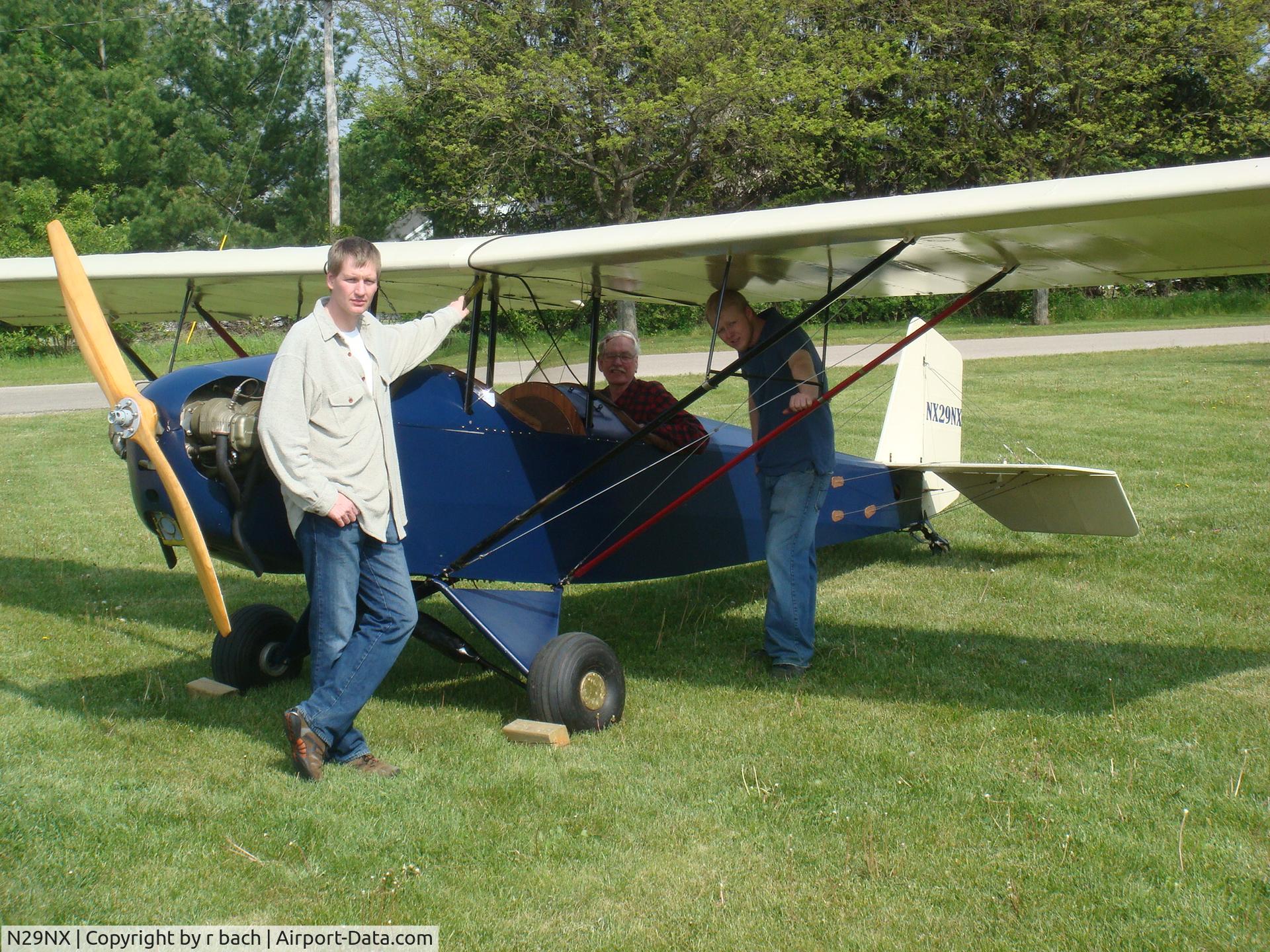 N29NX, 2008 Pietenpol Air Camper C/N BACH2, First engine run @buu
