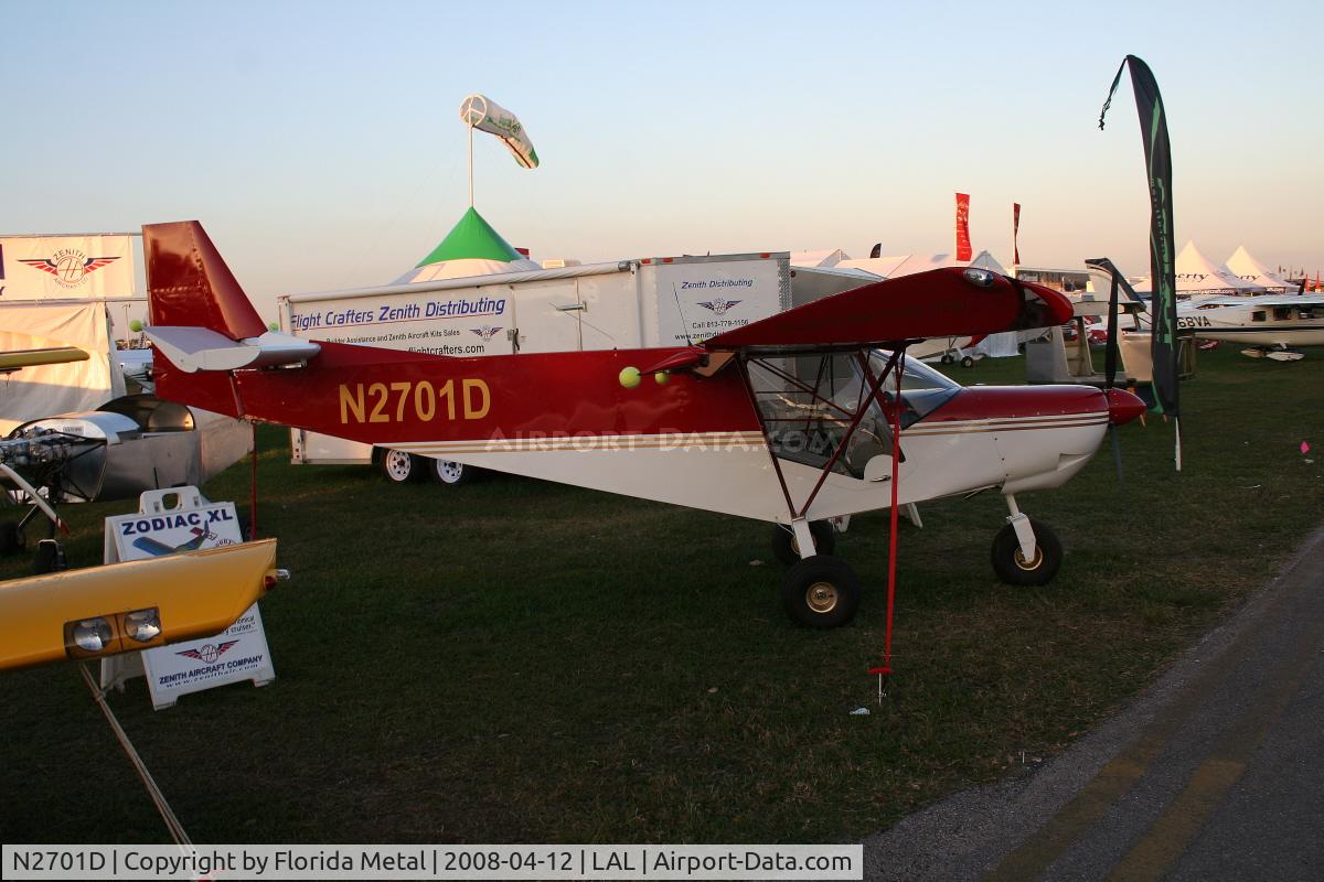 N2701D, 2008 Zenith CH-701 C/N 7-6631, Zenith CH701