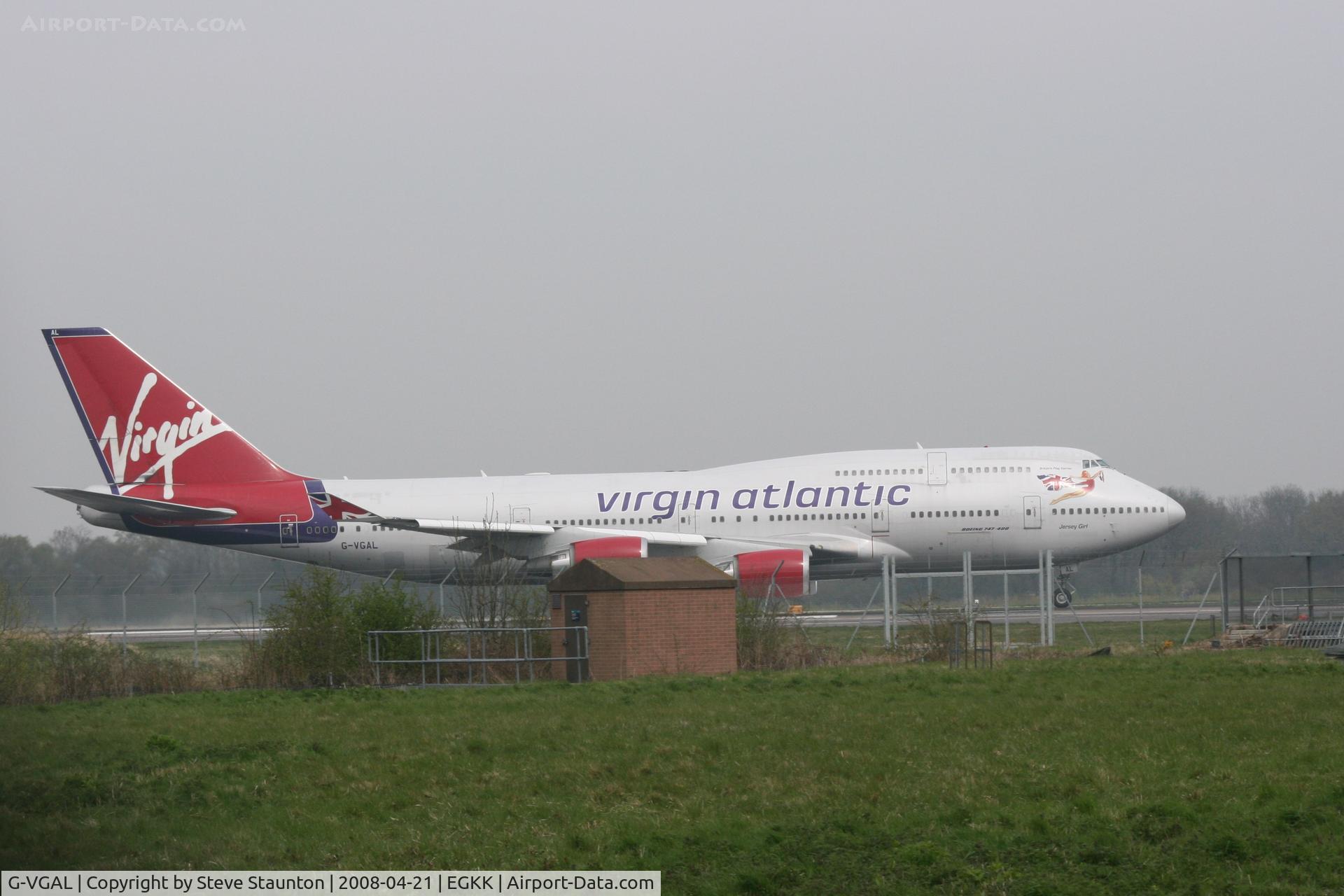 G-VGAL, 2001 Boeing 747-443 C/N 32337, Gatwick Airport 21/04/08 (married 19/04/08 - spotting two days later)
