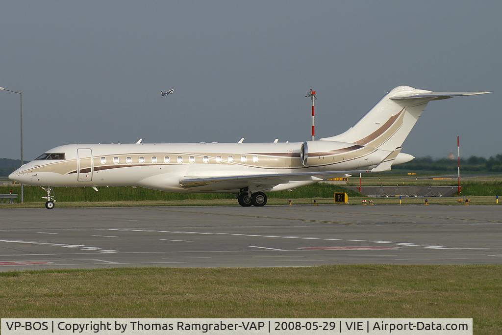 VP-BOS, 2005 Bombardier BD-700-1A10 Global Express C/N 9165, Jet Aviation Bombardier Globalexpress