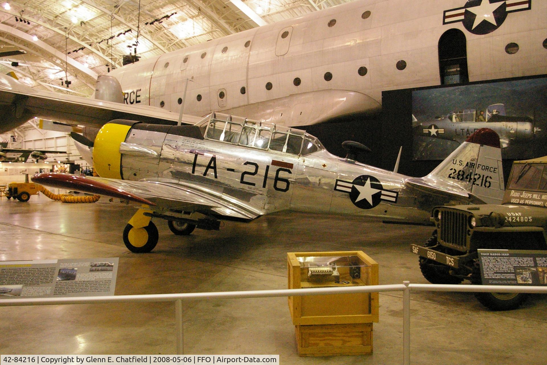 42-84216, 1942 North American AT-6D Texan C/N 88-15997, Displayed at the National Museum of the U.S. Air Force