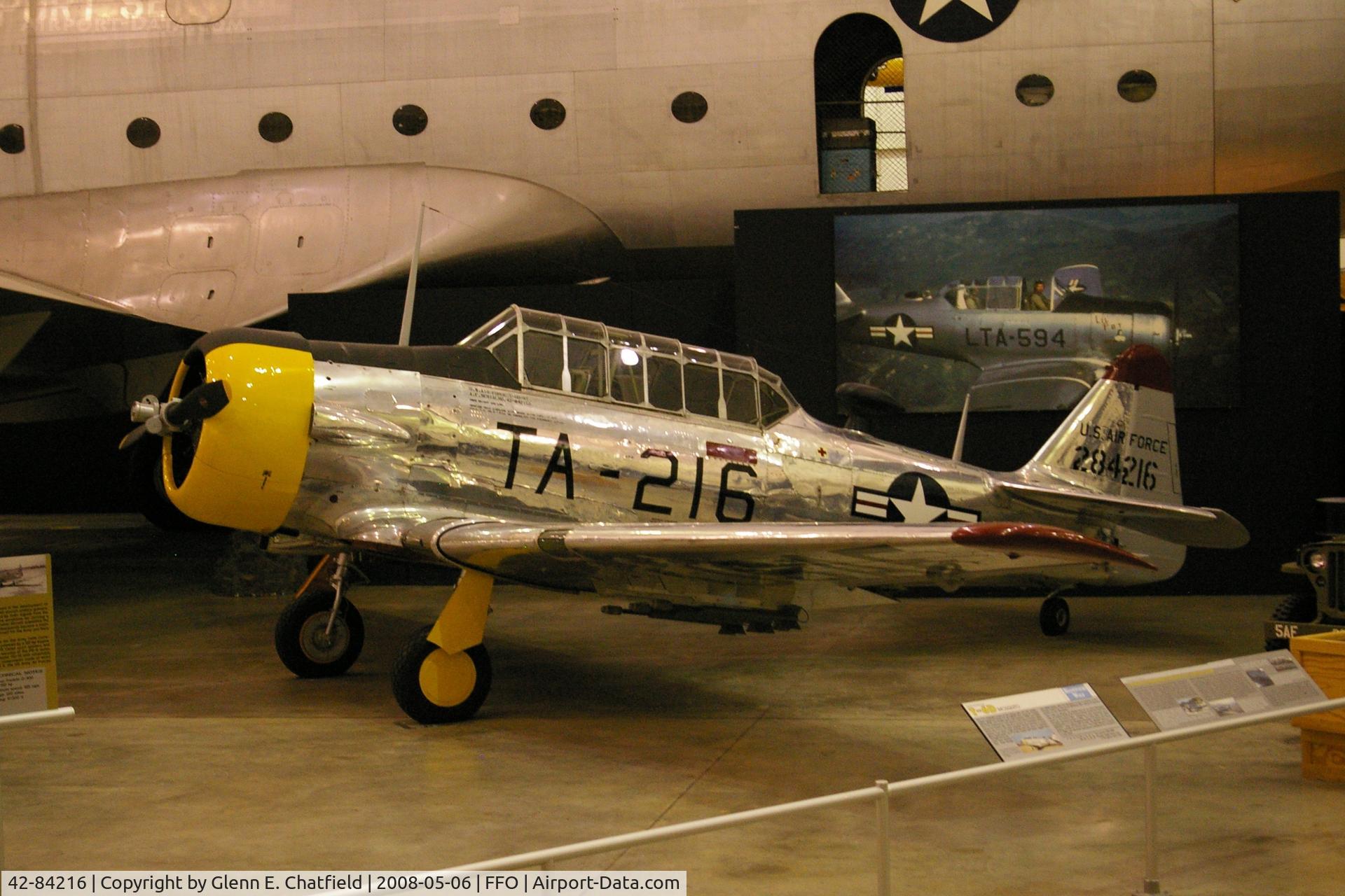42-84216, 1942 North American AT-6D Texan C/N 88-15997, Displayed at the National Museum of the U.S. Air Force