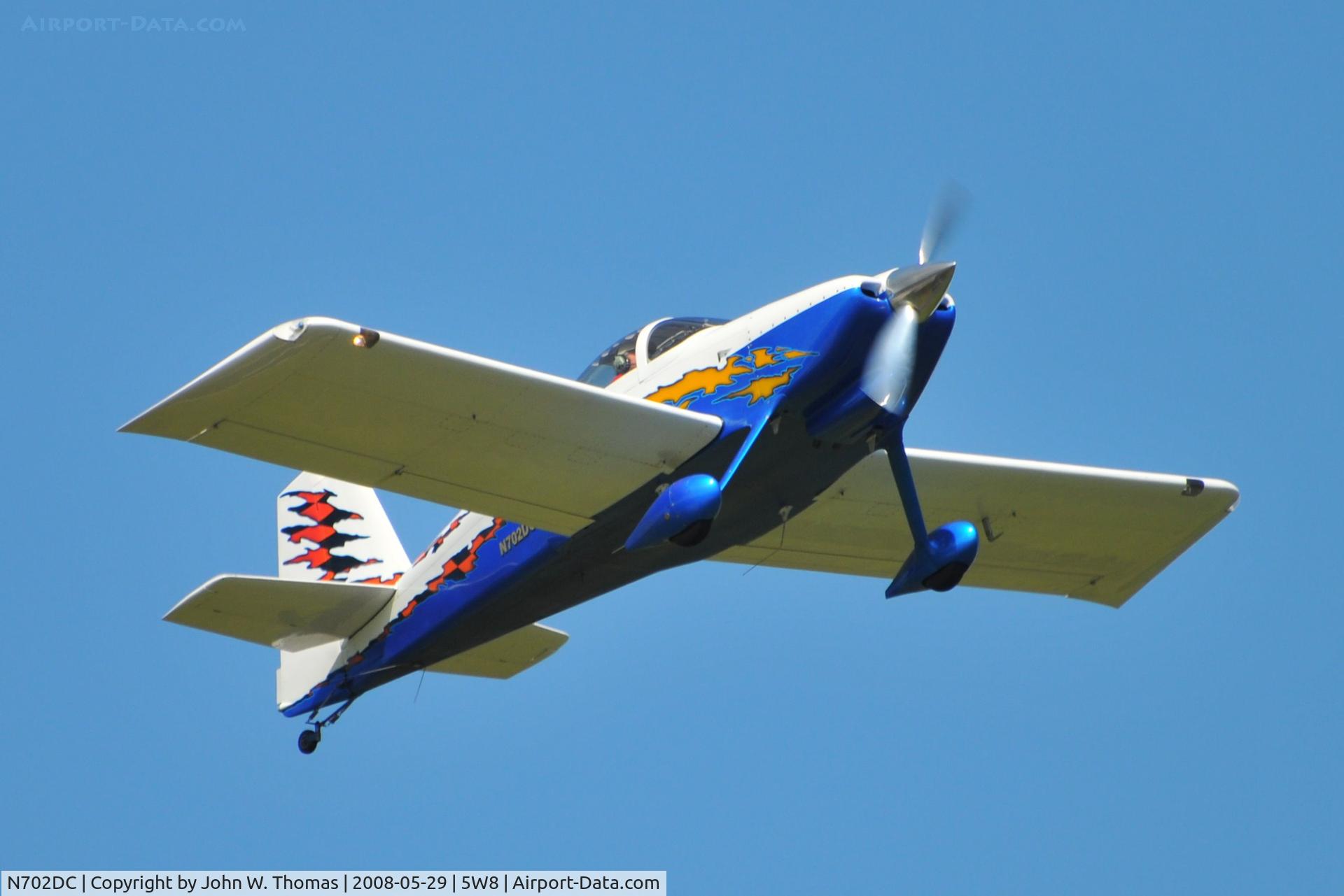 N702DC, 2002 Vans RV-7 C/N 70296, Departing runway 22