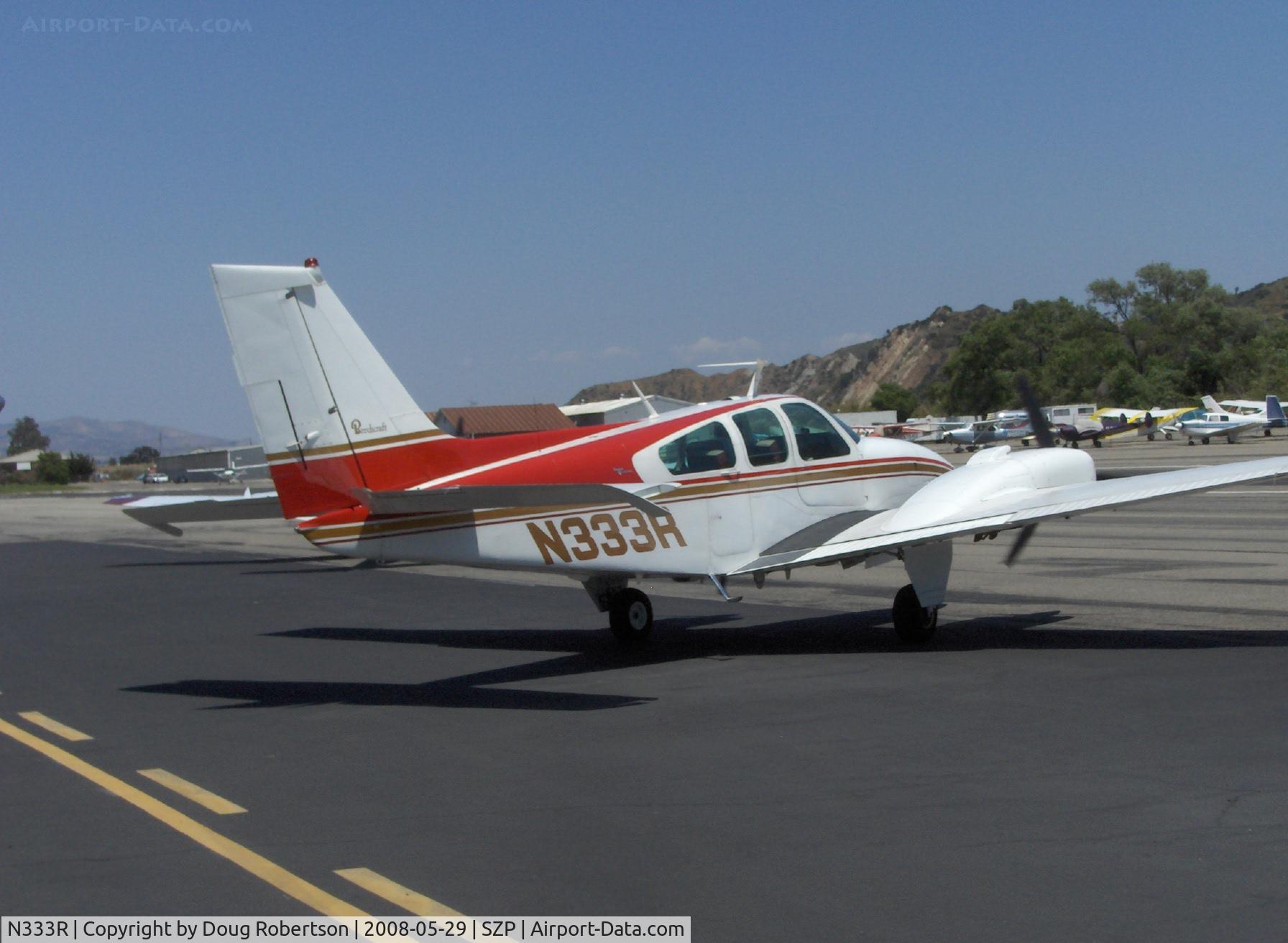 N333R, 1966 Beech C55 Baron (95-C55) C/N TE-99, 1966 Beech 95-C55 BARON, two Continental IO-550-C 285 Hp each