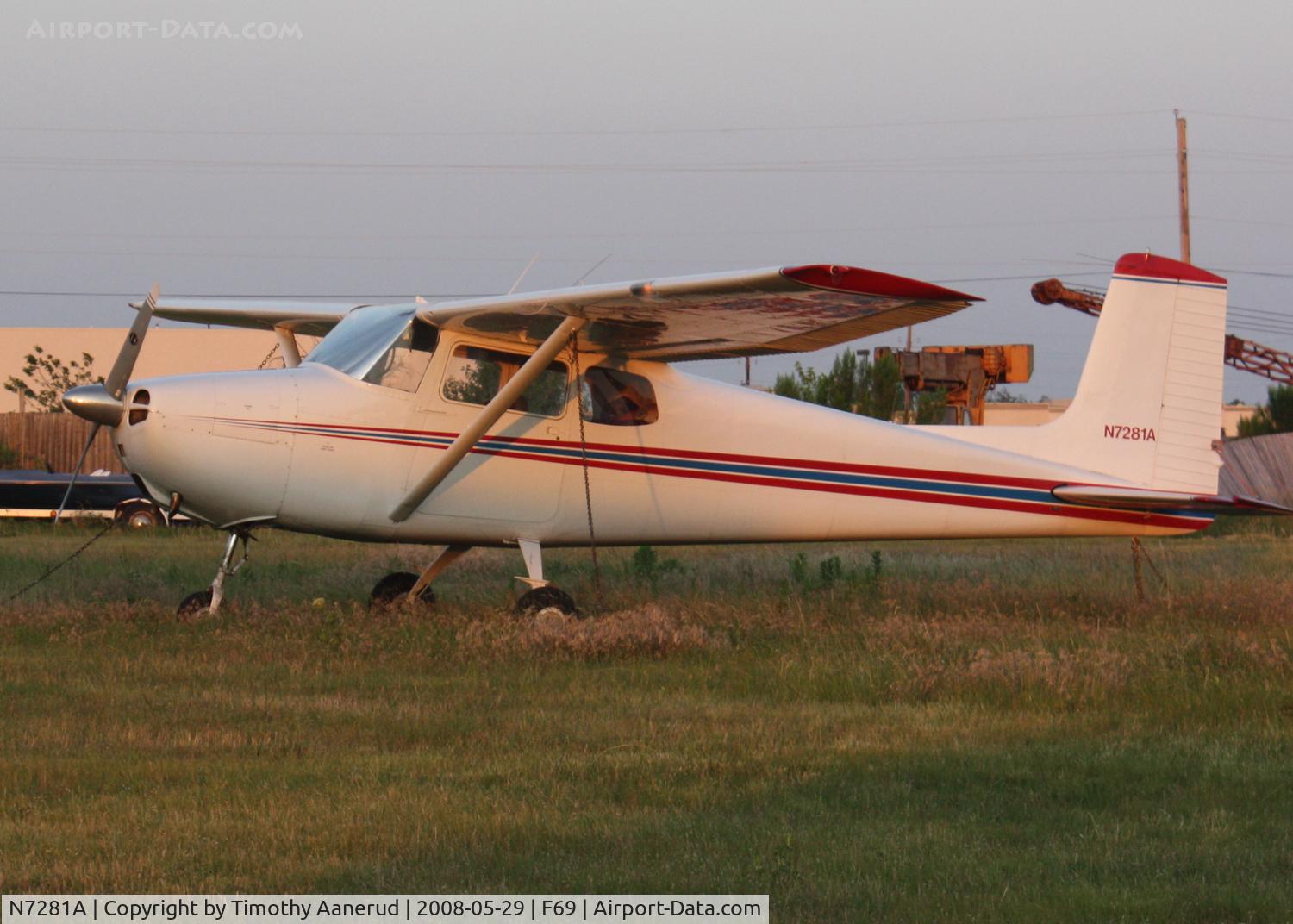 N7281A, 1956 Cessna 172 C/N 29381, 1956 Cessna 172 Skyhawk, c/n 29381, Air Park resident
