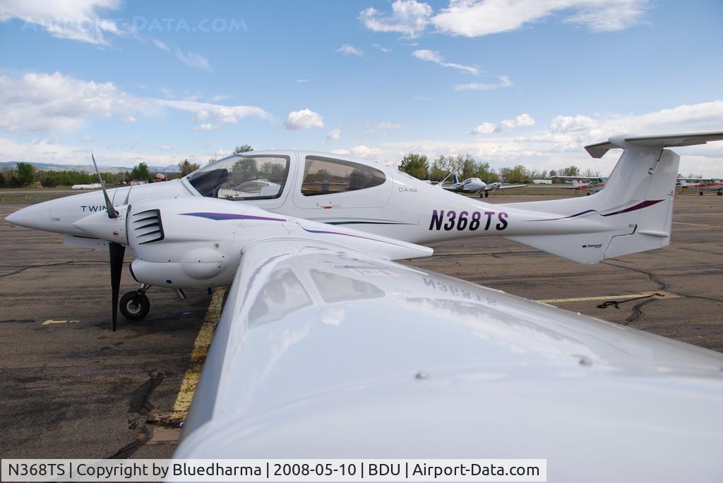 N368TS, 2008 Diamond DA-42 Twin Star C/N 42.AC124, Parked at Boulder for the Boulder Open House 2008