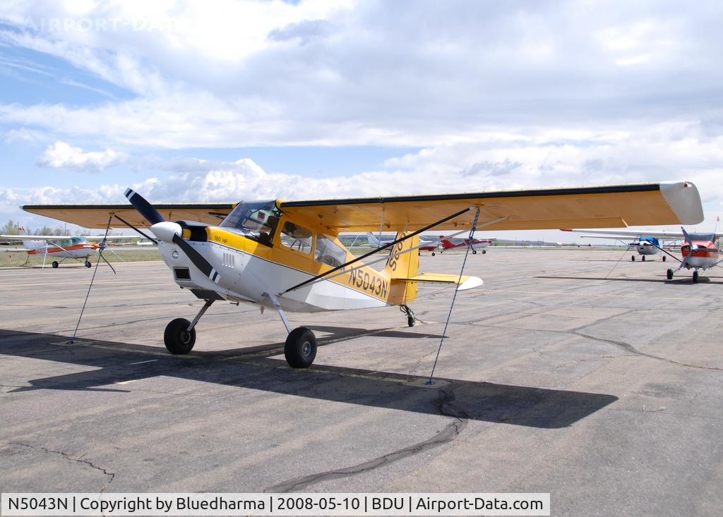 N5043N, 1979 Bellanca 8GCBC C/N 302-79, Scout parked on display at Boulder Open House 2008.