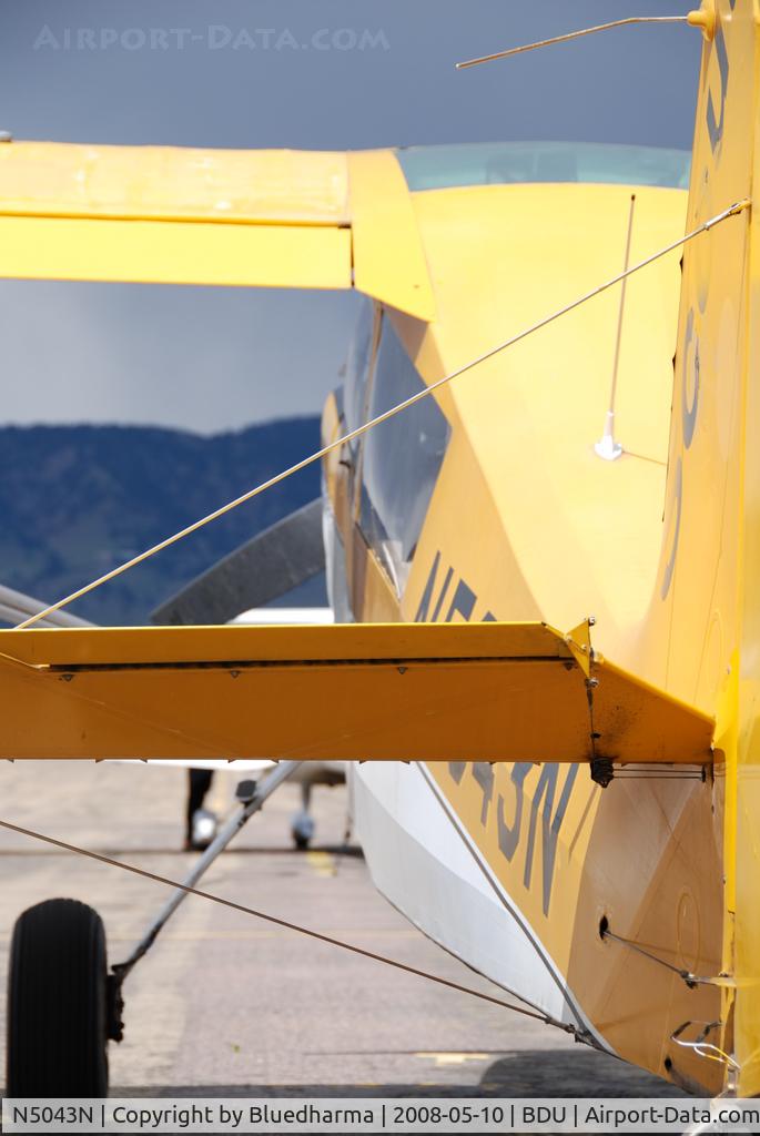 N5043N, 1979 Bellanca 8GCBC C/N 302-79, Scout parked on display at Boulder Open House 2008.