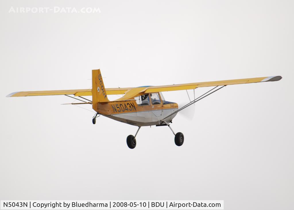 N5043N, 1979 Bellanca 8GCBC C/N 302-79, Scout takeoff at Boulder Open House 2008.