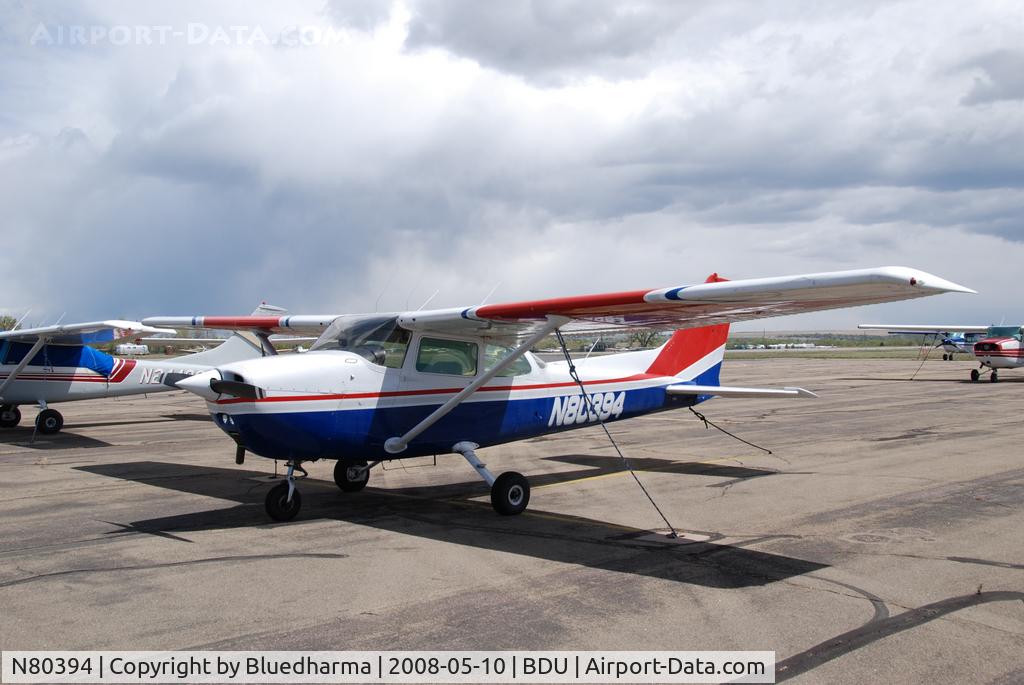 N80394, 1976 Cessna 172M C/N 17266568, Parked at Boulder Open House 2008.