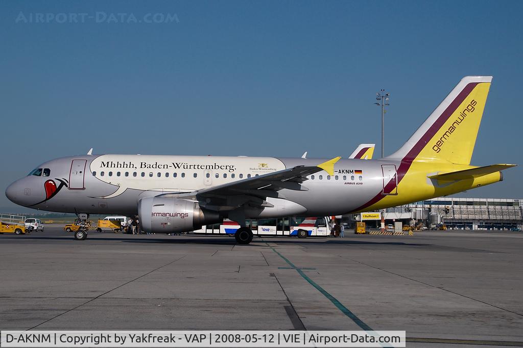 D-AKNM, 1999 Airbus A319-112 C/N 1089, Germanwings Airbus 319