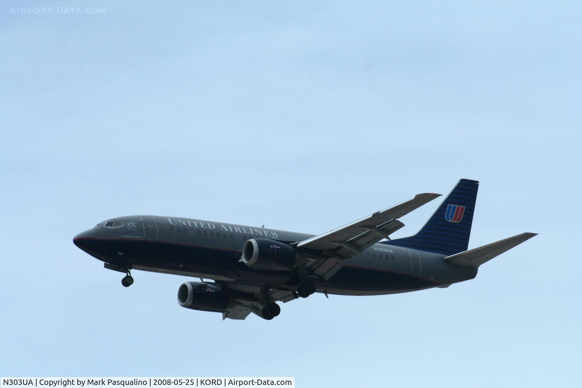 N303UA, 1986 Boeing 737-322 C/N 23644, Boeing 737-300