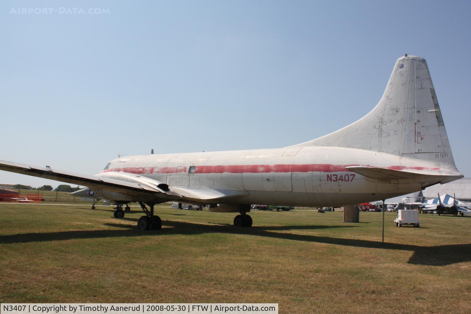 N3407, 1952 Convair 640-340D C/N 20, Parked in the Museum area